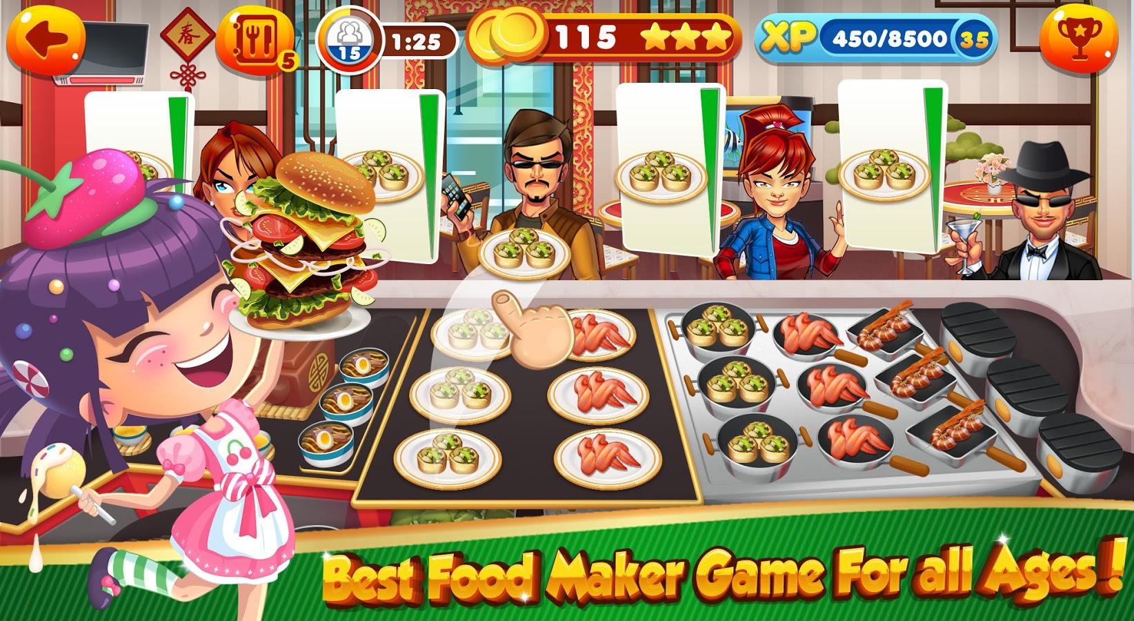 Free games download for girls to cook without